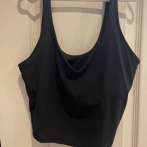 black lulu lemon align top size 4
